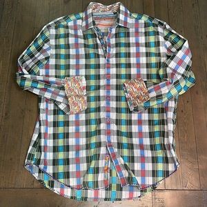 ROBERT GRAHAM BUTTON DOWN SHIRT 2XL (Gently Worn)